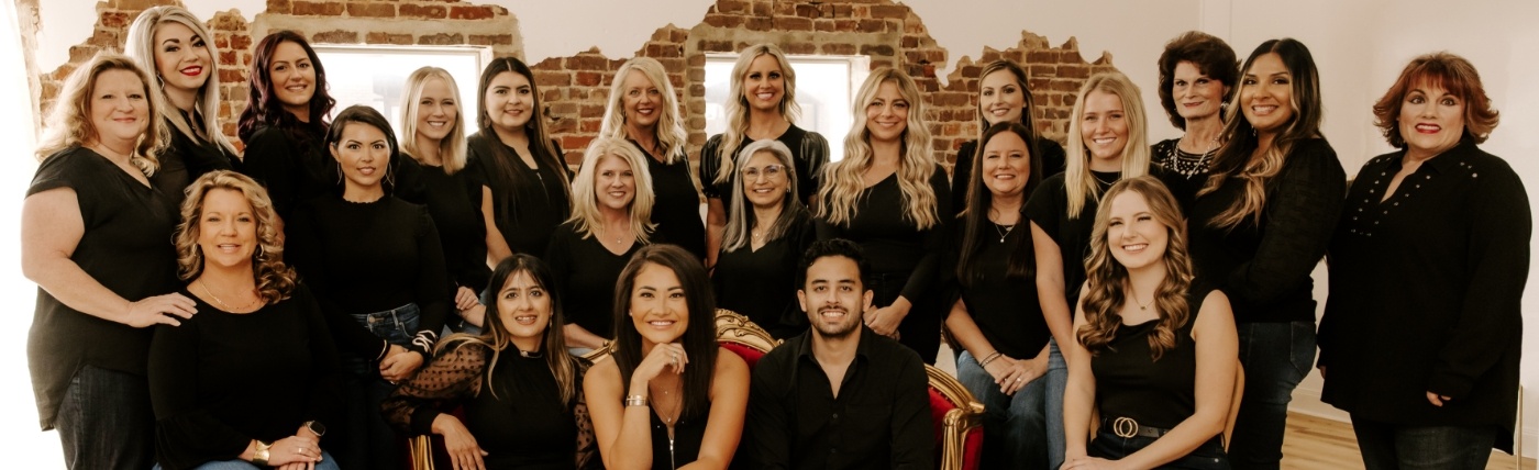 Waco dental team smiling at Heart of Texas Smiles General and Cosmetic Dentistry