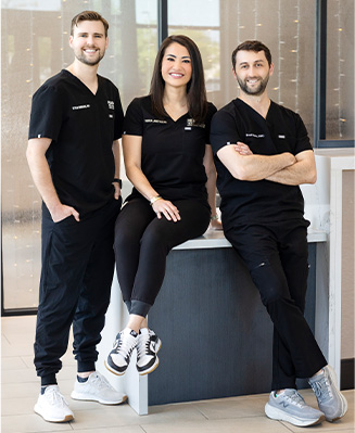doctors smiling