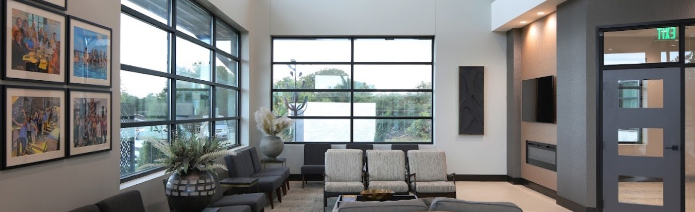 Reception area in Waco dental office