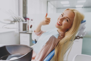 a patient visiting their dentist for a root canal